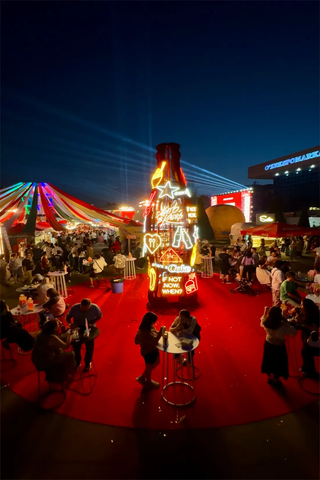 Coca-Cola × Mazzafest — CCI, event production в Ташкенте от Golden Bonds